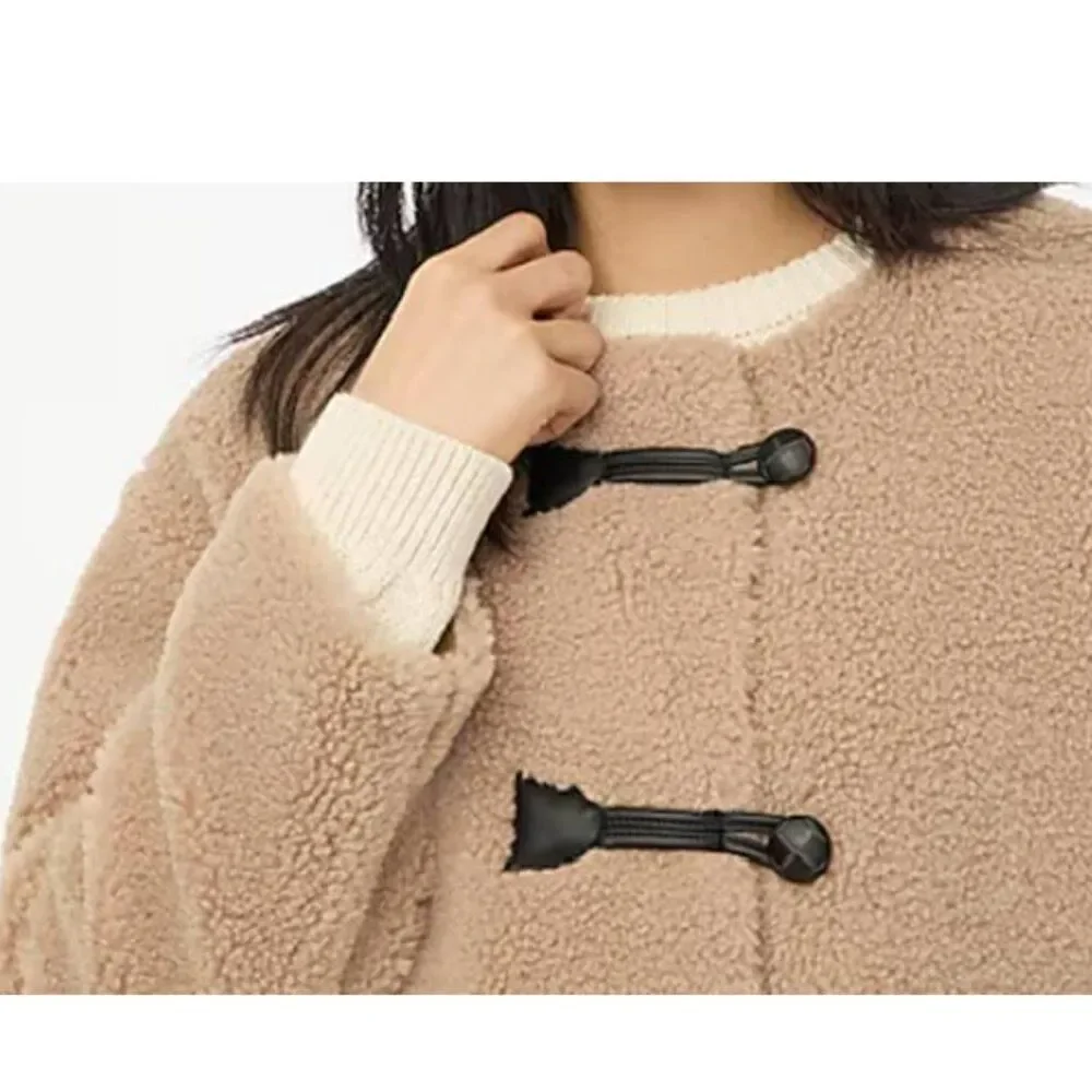 J Crew Women's Teddy Fleece Toggle Winter Coat Faux Sherpa Jacket Size 2X $268